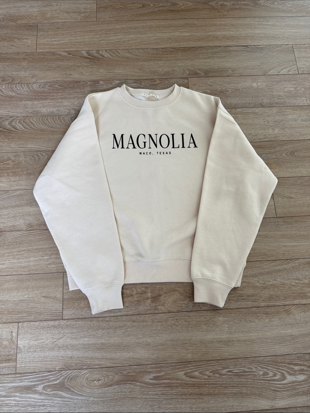 Magnolia Cream Logo Crewneck Sweatshirt